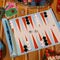 checker and backgammon game