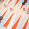 up close of backgammon