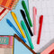colorful dual end pens with fun sayings on them