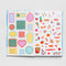 sticker sheet and 'museum of you' pages