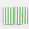 green and white vertical stripe notes pages