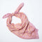 folded pink 34 in. x 34 in. bandana with all over horse print