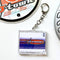 back view of O-TOWN mini CD keychain