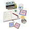 includes journal. coasters, conversation cards, and recipe cards