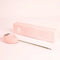side view of pink moisture meter
