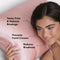 tames frizz and reduces breakages, prevents facial creases. and reduces breakouts