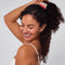 model with scrunchies in their hair
