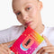 model holding assorted eye masks