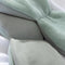 up close of sage weighted eye mask