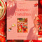 boxed 'tomato tomahto' 1000 piece puzzle with various tomato items on a red tiled table