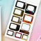 interior realistic retro tv stickers