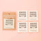 cotton cream 'hand made by' write-in sewing labels