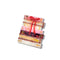 closed acetate compact with stacked book design