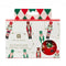 packaged set of red and green nutcracker string lights