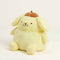 side view of pompompurin warmie plush