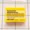 banana scented two toned yellow bar soap