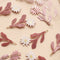 scattered white and maroon marguerite daisy flower barrette set of 2