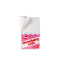 side view of petite carton shaped strawberry milk vase