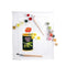 8x10 paint by numbers kit with poppies in a olive oil can, pots of paint and paintbrushes