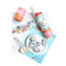 8x10 paint by numbers kit with oyster print, pots of paint and paintbrushes