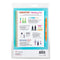 back view of packaged creative notetaking kit with dual tip markers, dual tip highlighters, mechanical pencil and multi-color ballpoint pen