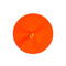 top view of red lid and yellow silicone straw