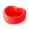 This inflatable comes in heart-shape, made of red heavyweight vinyl.