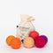 tropical colored dryer balls